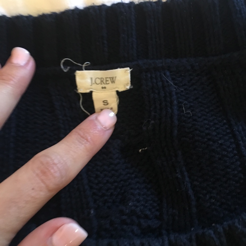 Navy Cable Knit Sweater! - Picture 2 of 4